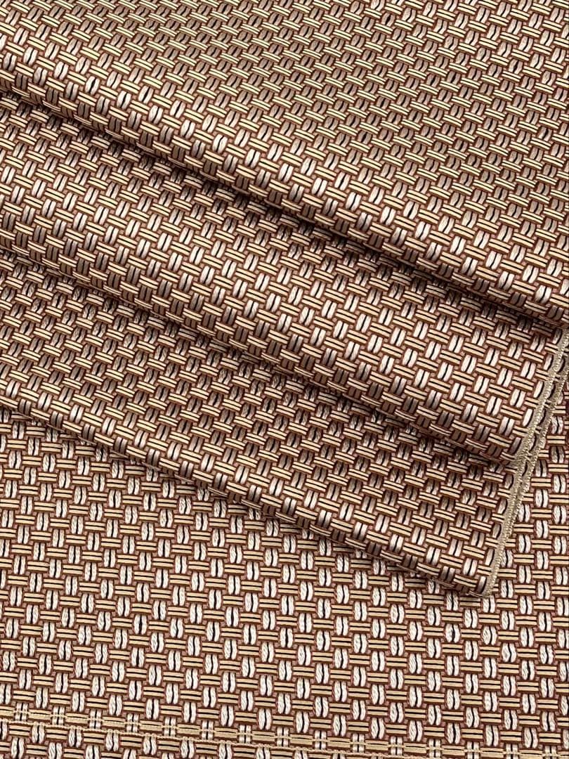 小森久 本場博多帯 小森草木染工房 八寸名古屋帯 あじろ 正絹 D 117