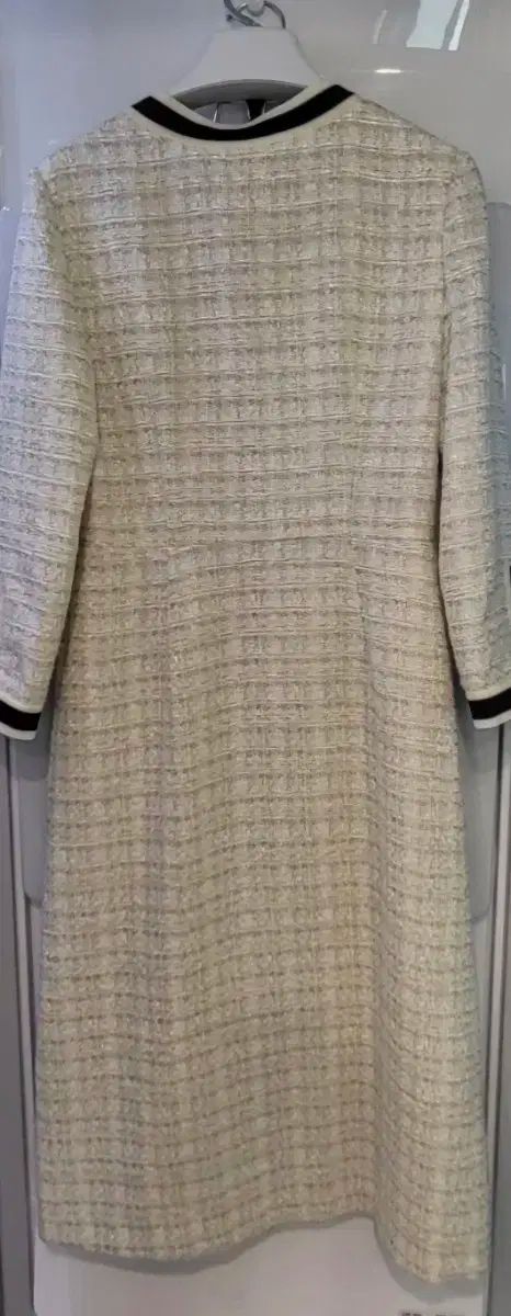 マージュ ツイード ONE PIECE アイボリー ブラック バイ