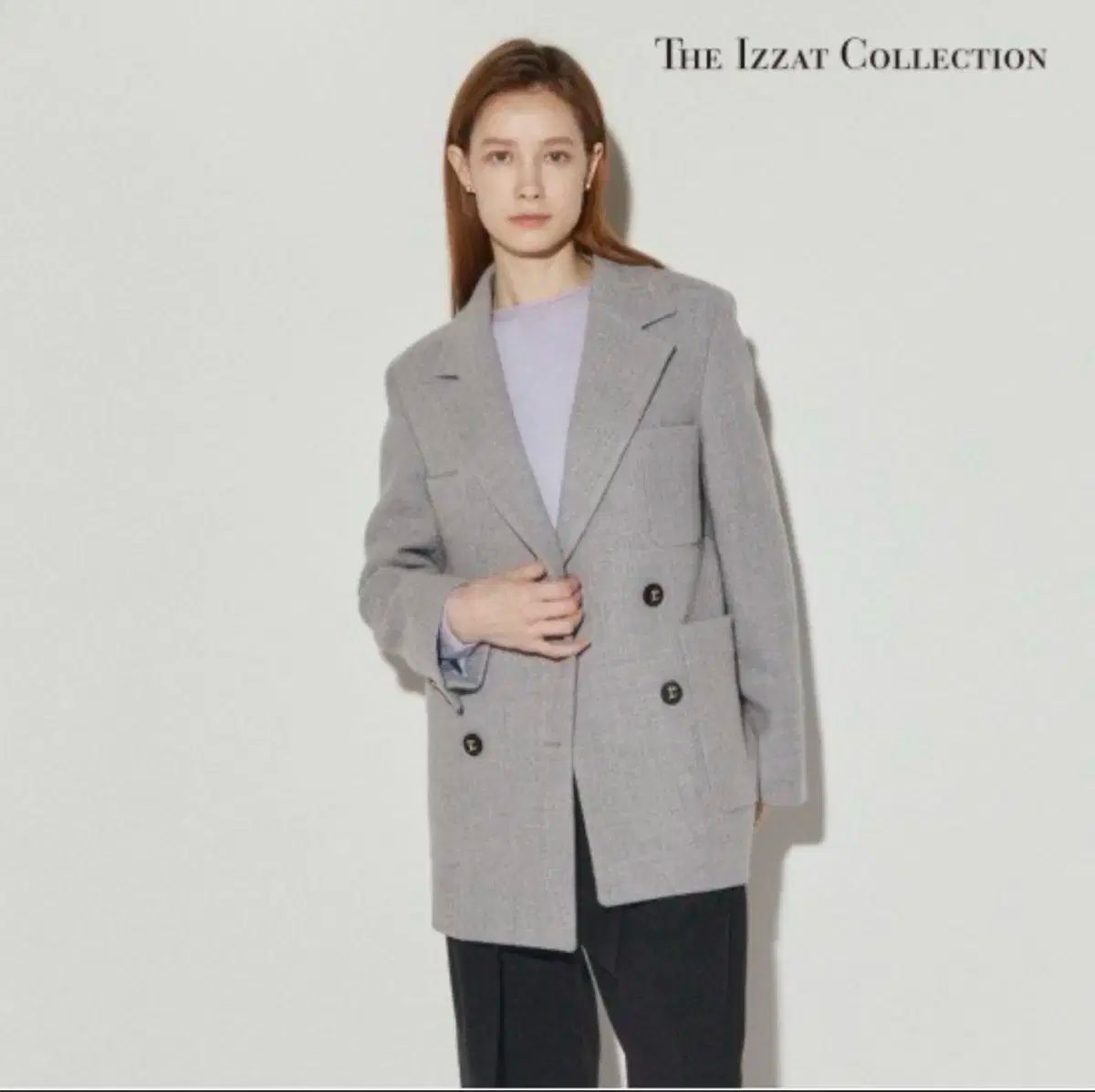 ザアイザット ウール ダブル ポケット ジャケット