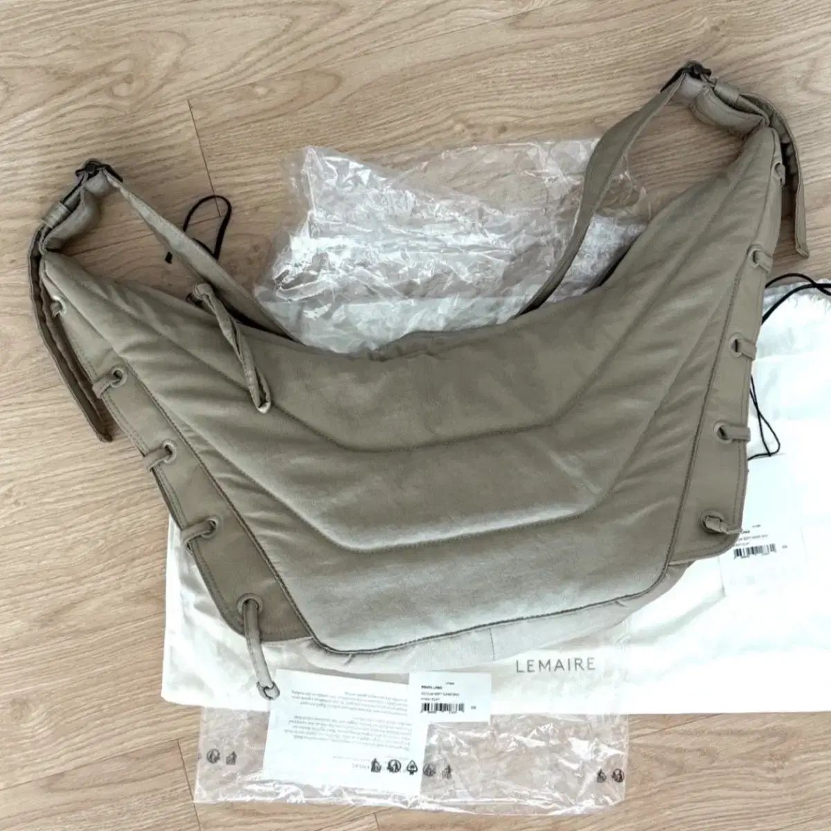 ルメール ミディアム ソフト ゲーム バッグ クレー