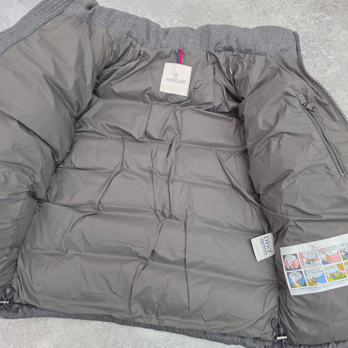 モンクレール モンジュネーブル ダウンジャケット グレー 2 MONCLER