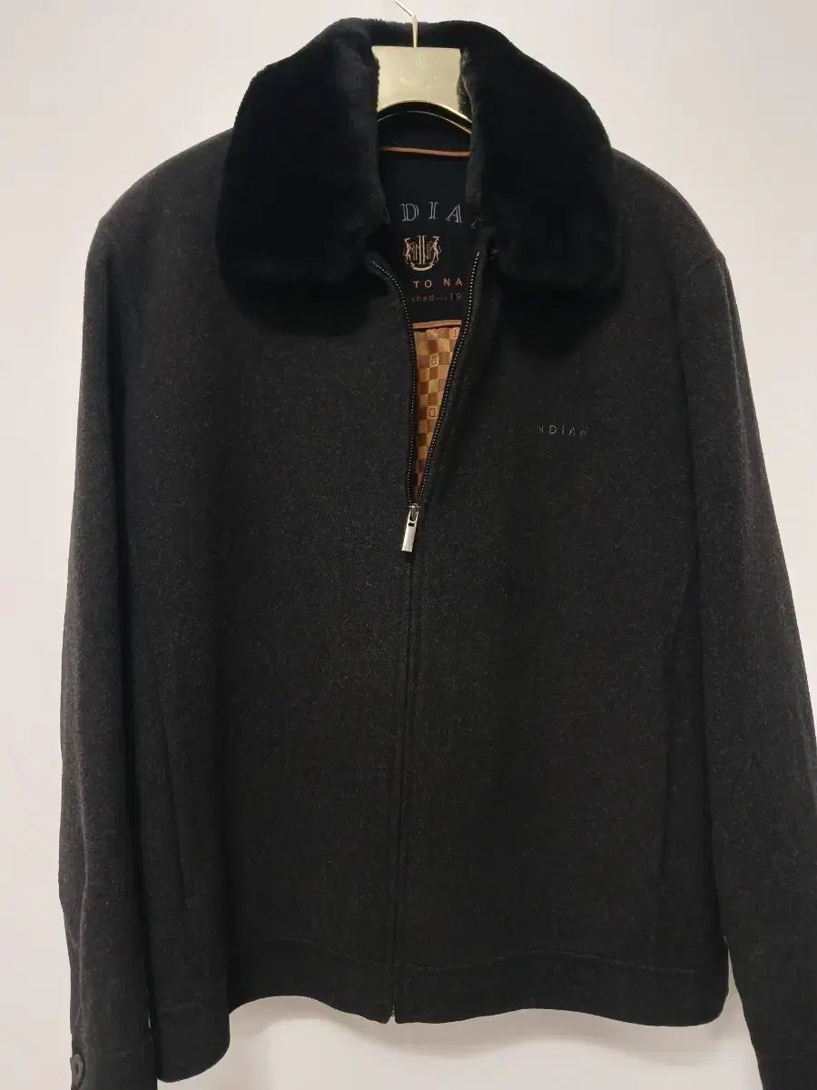 INDIAN インディアン ファー付き ブルゾン ジャケット 100