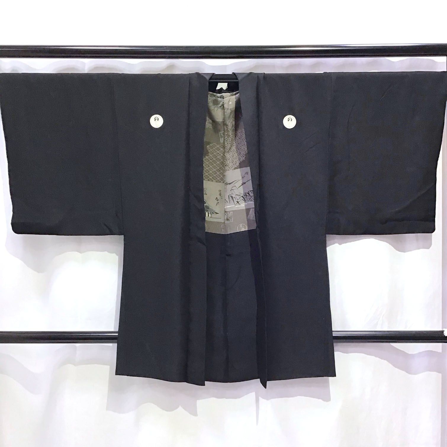 男物 羽織 着物 五つ紋 No 200701 1604 梱包サイズ60