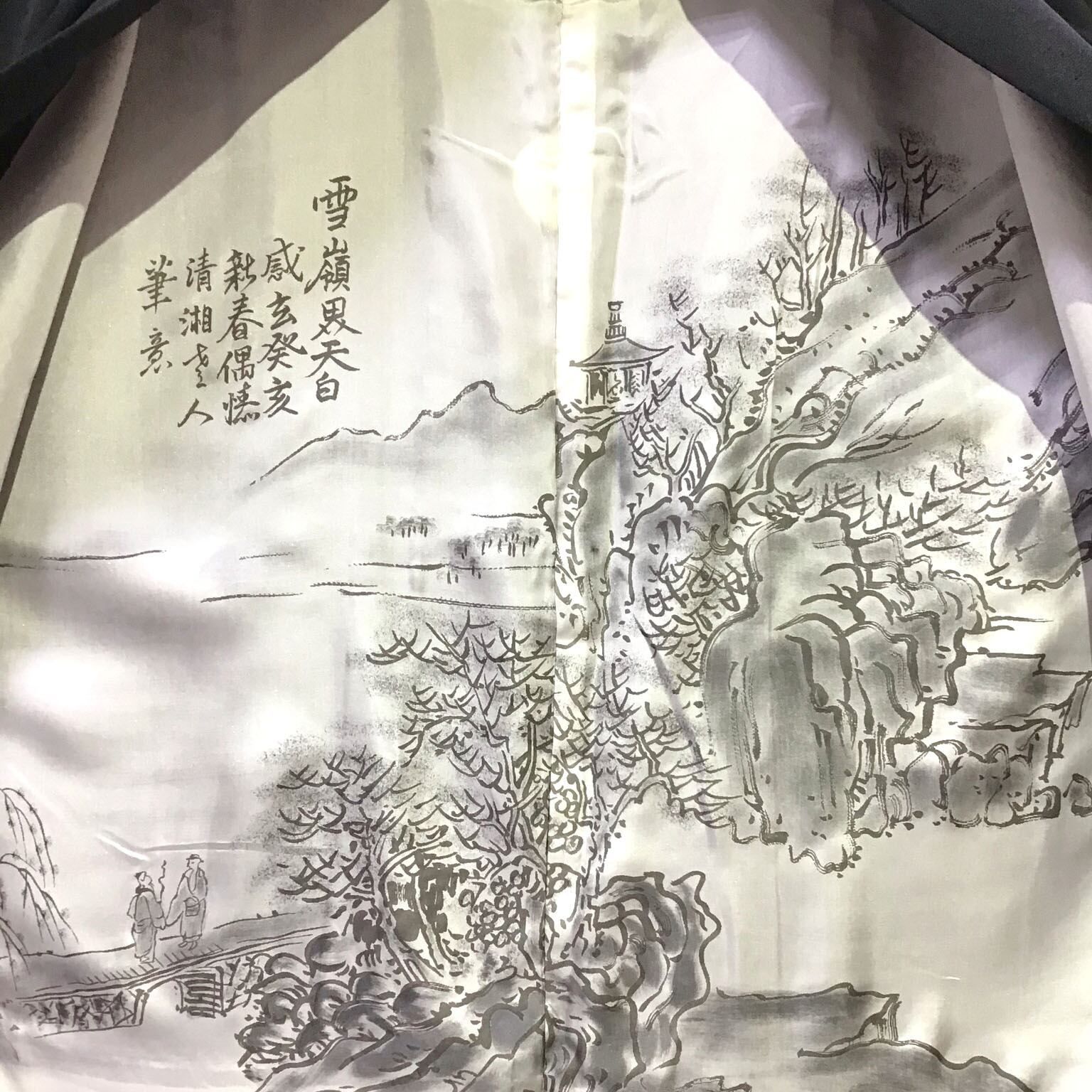  男物 羽織 着物 五つ紋 No 200701 1605 梱包サイズ60 着物 和装コート 着物 浴衣