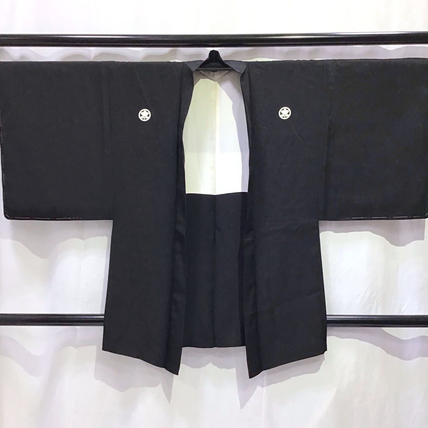 男物 羽織 着物 五つ紋 No.200701-1607 梱包サイズ60