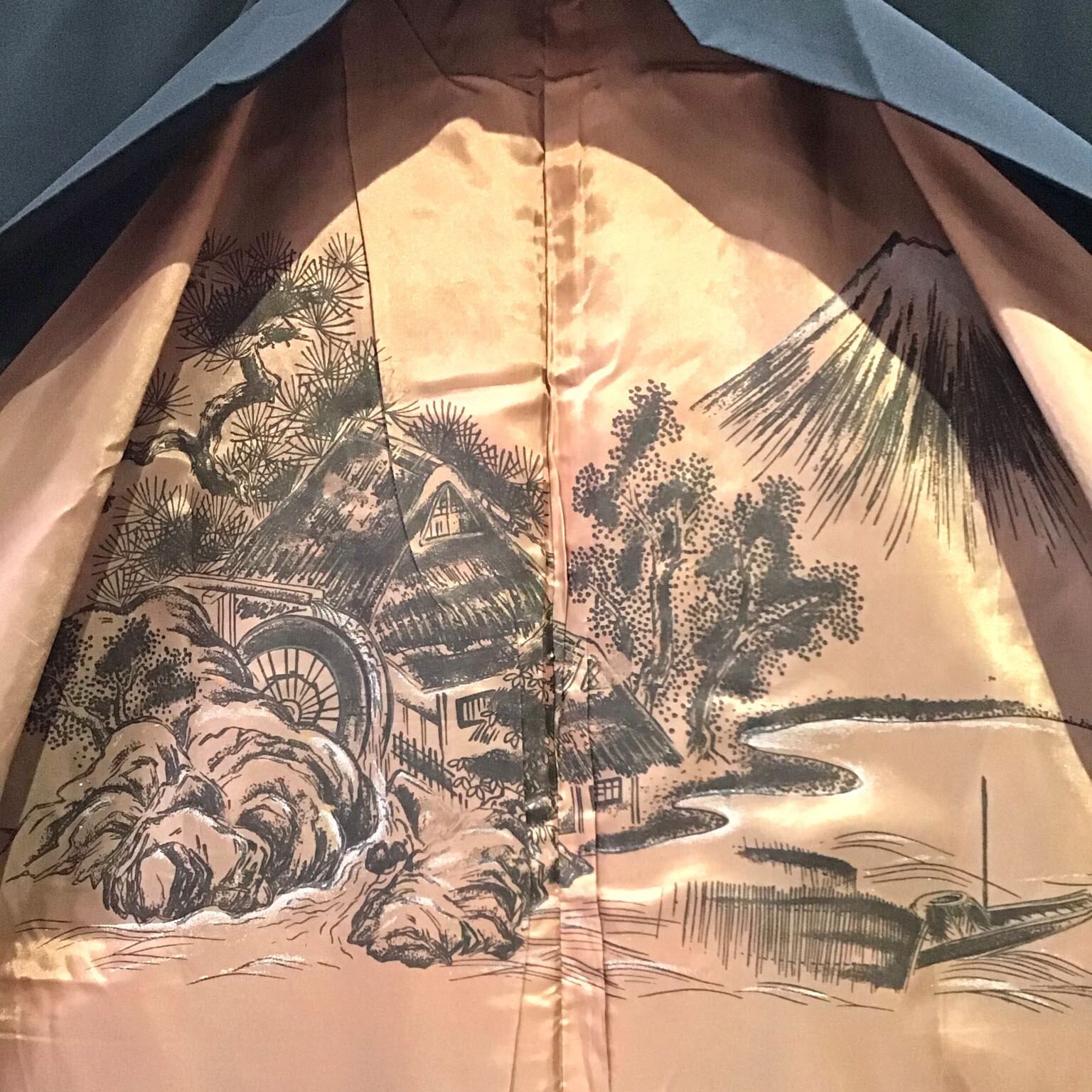  男物 羽織 着物 五つ紋 No 200701 1609 梱包サイズ60 着物 和装コート 着物 浴衣