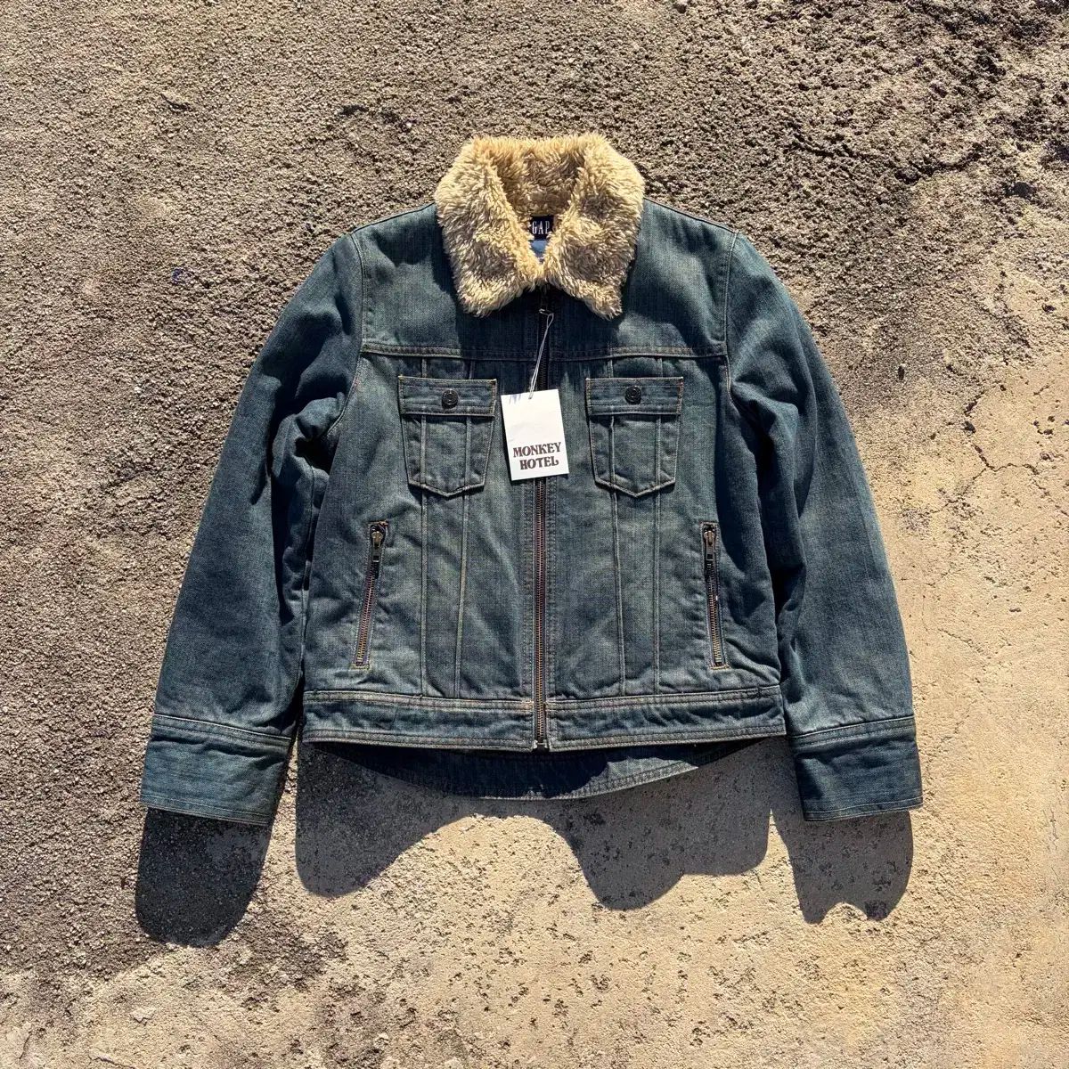 GAP ギャップ ヴィンテージ シェルパ デニムジャケット M