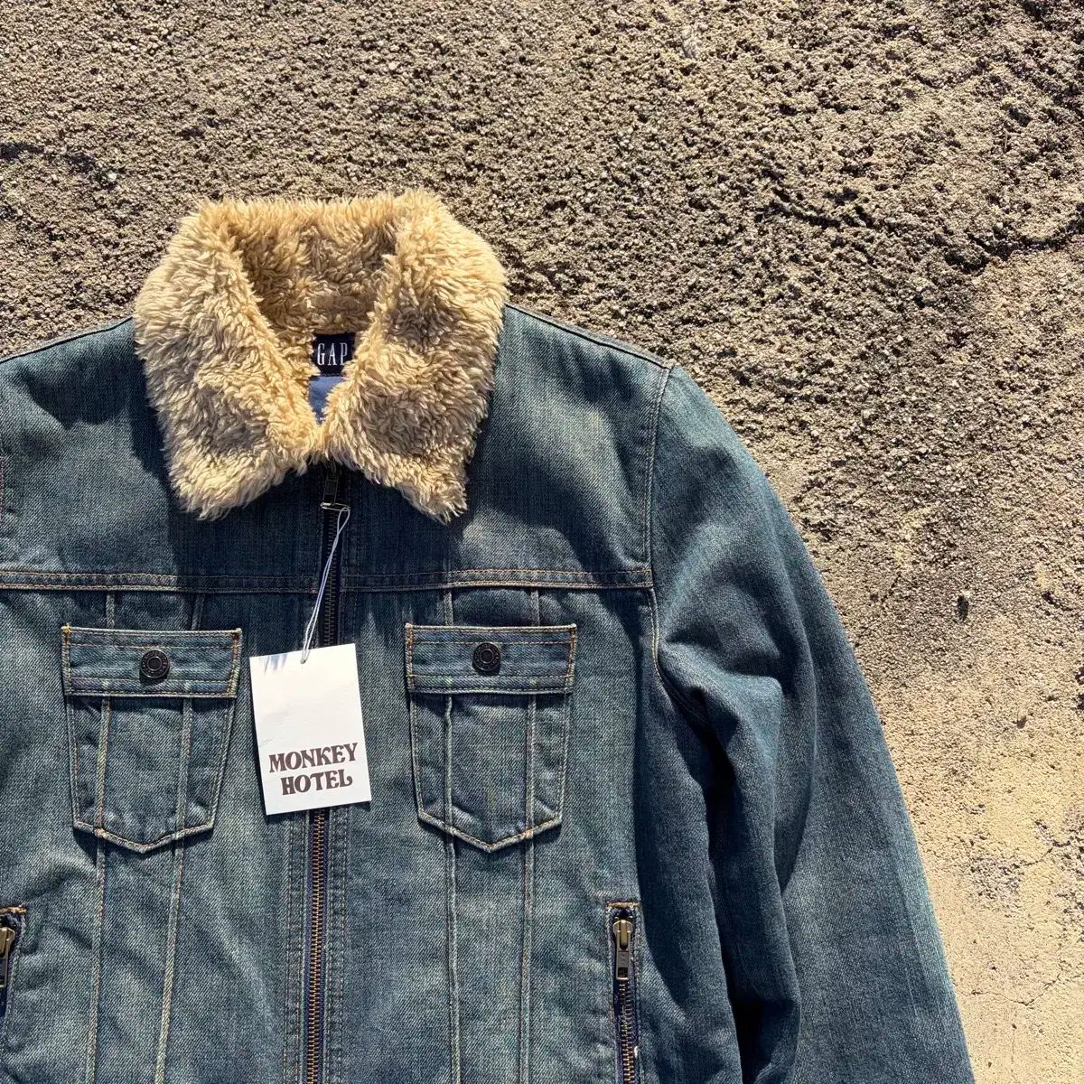 GAP ギャップ ヴィンテージ シェルパ デニムジャケット M