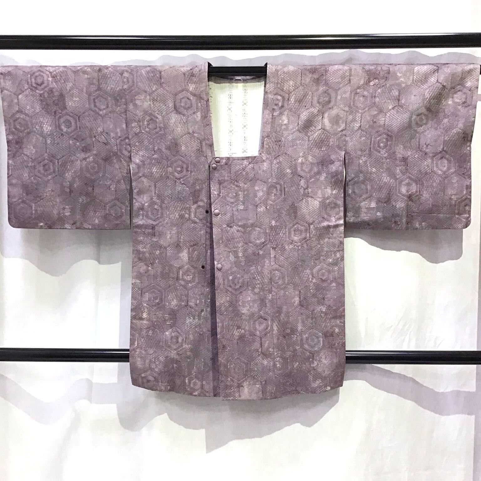 道行 着物 和装コート 紫系地 No.200701-1634 梱包サイズ60