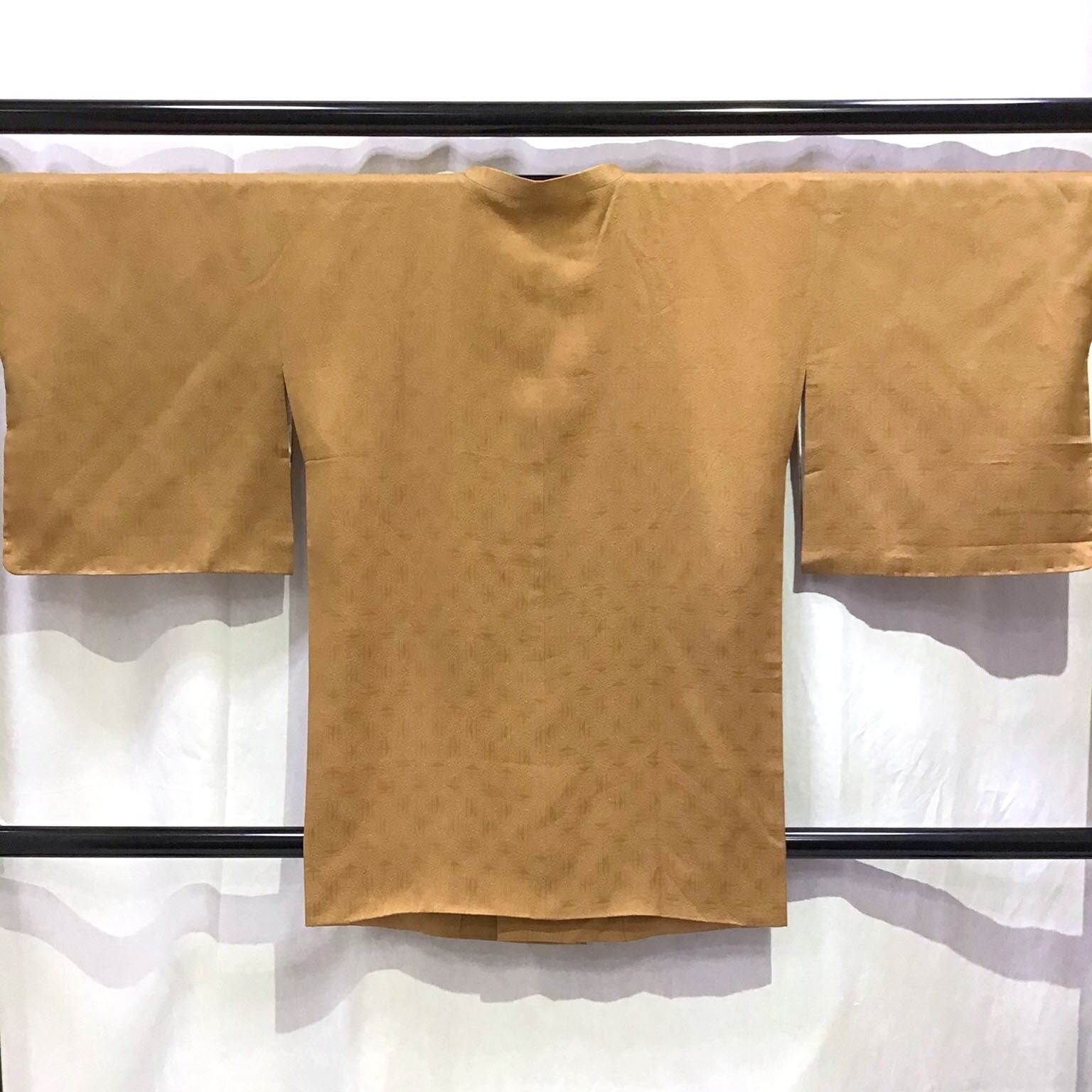 道行 着物 和装コート 茶系地 No.200701-1635 梱包サイズ60
