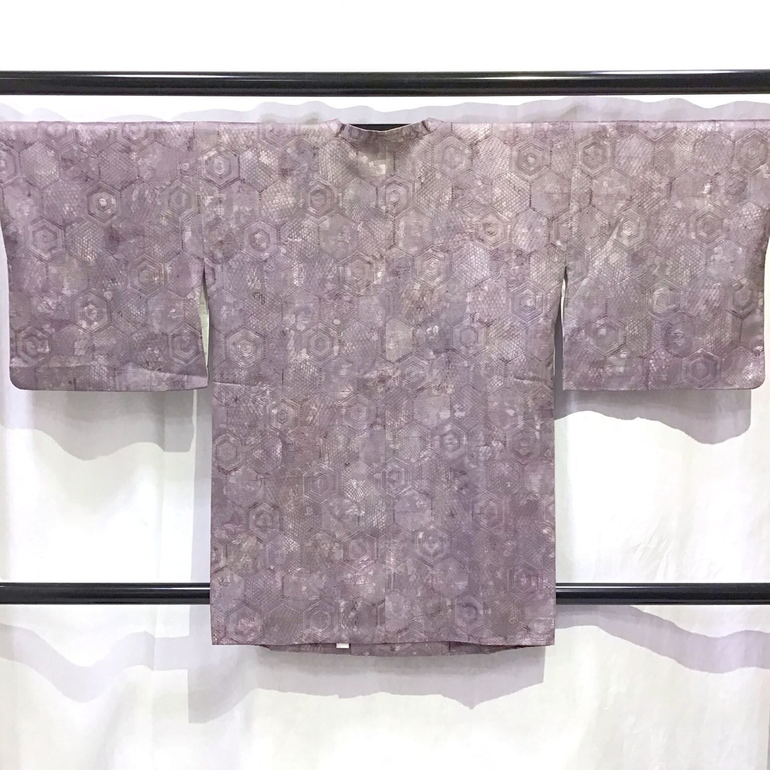 道行 着物 和装コート 紫系地 No 200701 1634 梱包サイズ60