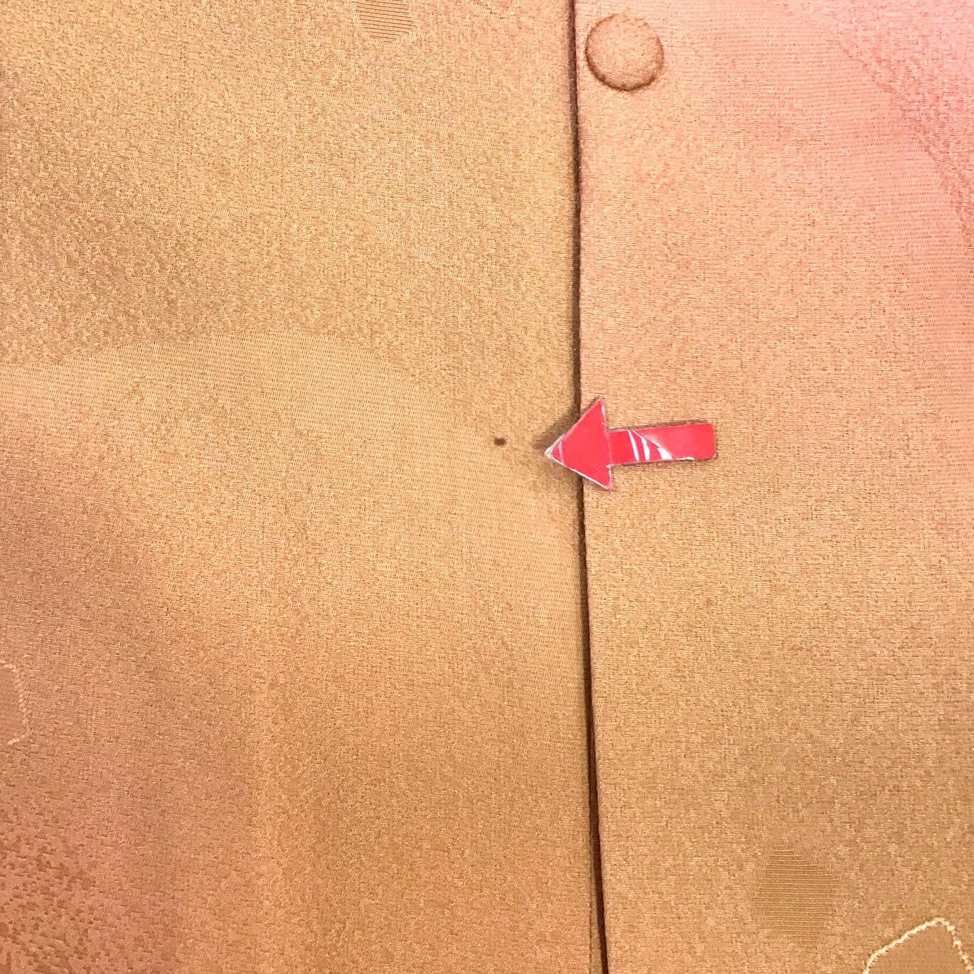  道行 着物 和装コート リバーシブル オレンジ系地 No 200701 1636 梱包サイズ60 その他 着物