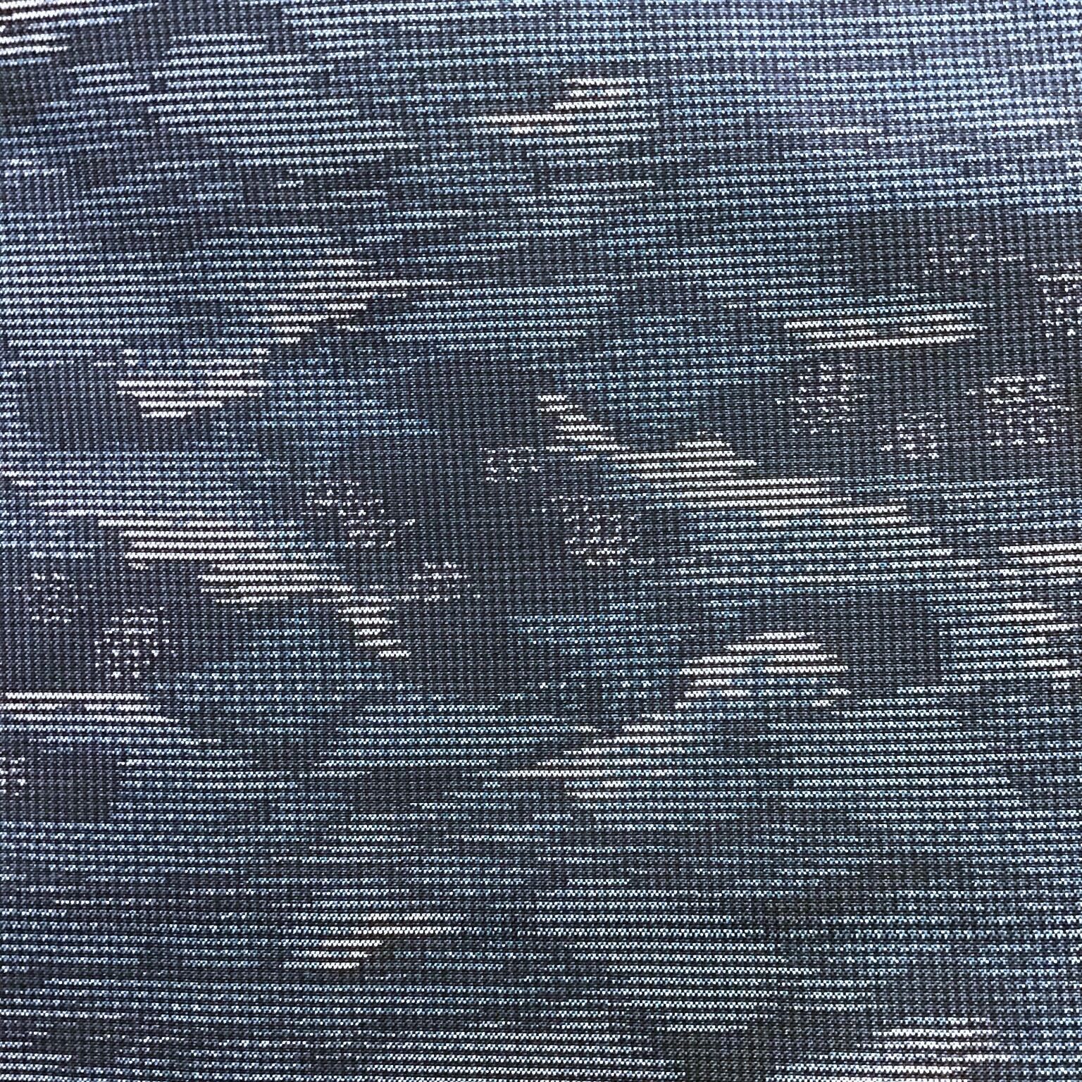  着物 紬 青系地 No 200701 1641 梱包サイズ80 紬 着物