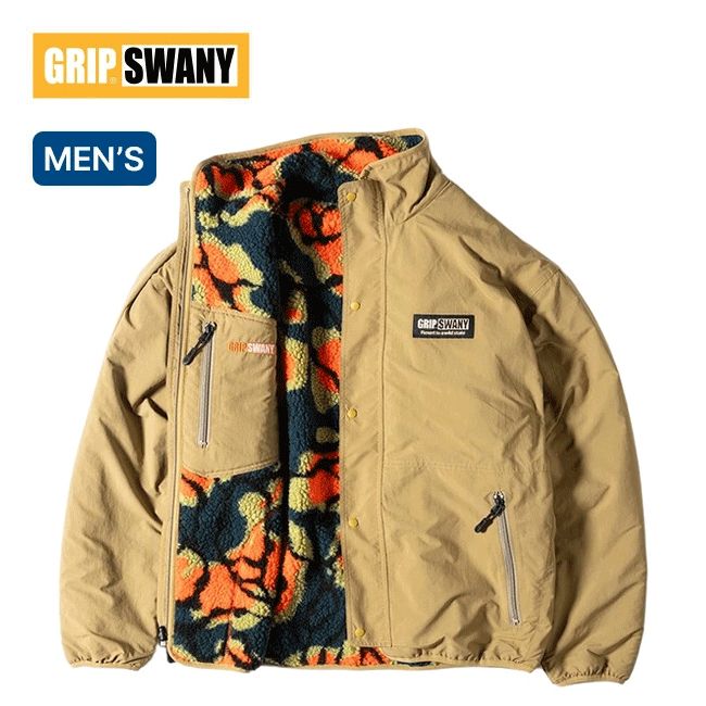 GRIP SWANY グリップスワニー リバーシブルジャケット4.0 GSMJ-060 ベージュ