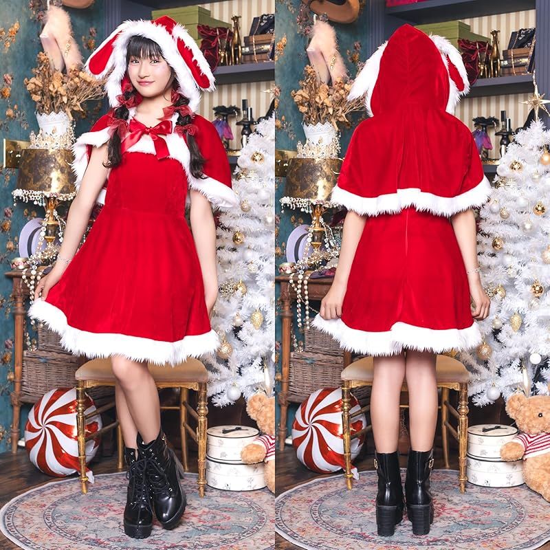 DEA. by ROBE de FLEURS】サンタコスプレ キャバドレス