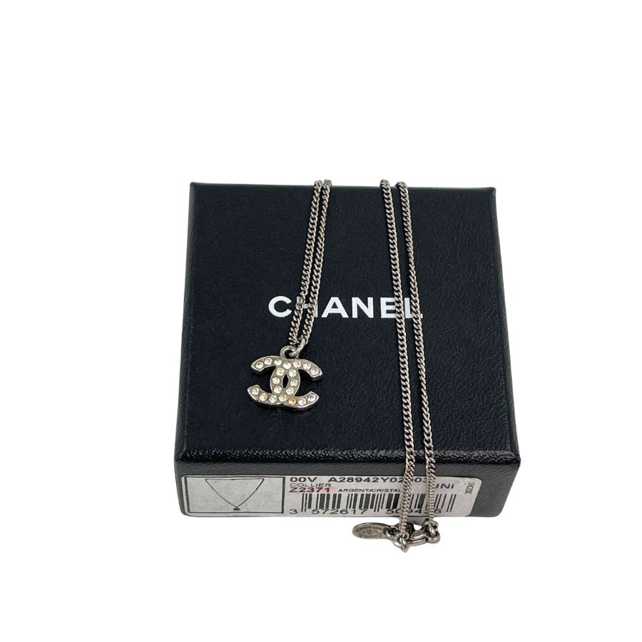 CHANEL ココマーク ストーン ネックレス