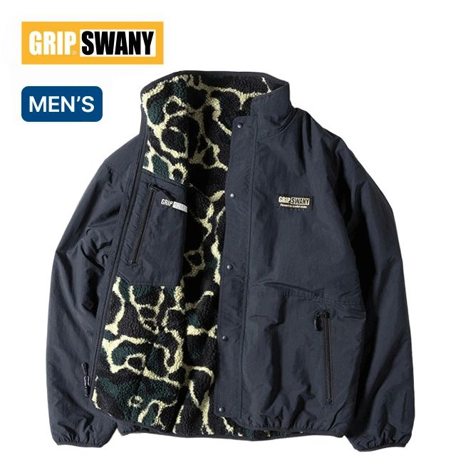 GRIP SWANY グリップスワニー リバーシブルジャケット4.0 GSMJ-060 ブラック