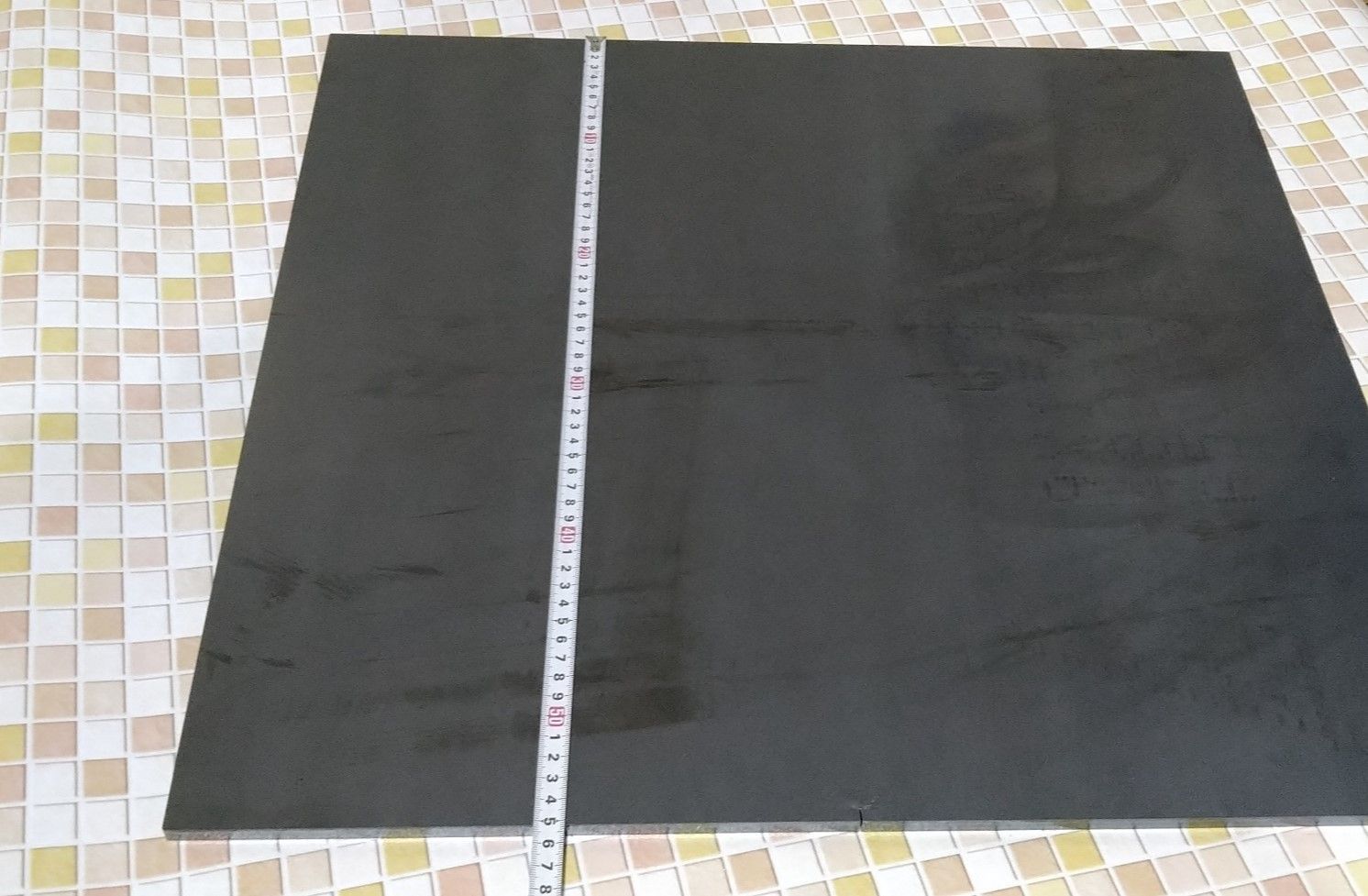 SS400 9mm厚鉄板 550mm x 570mm 4角形材 10枚 セット