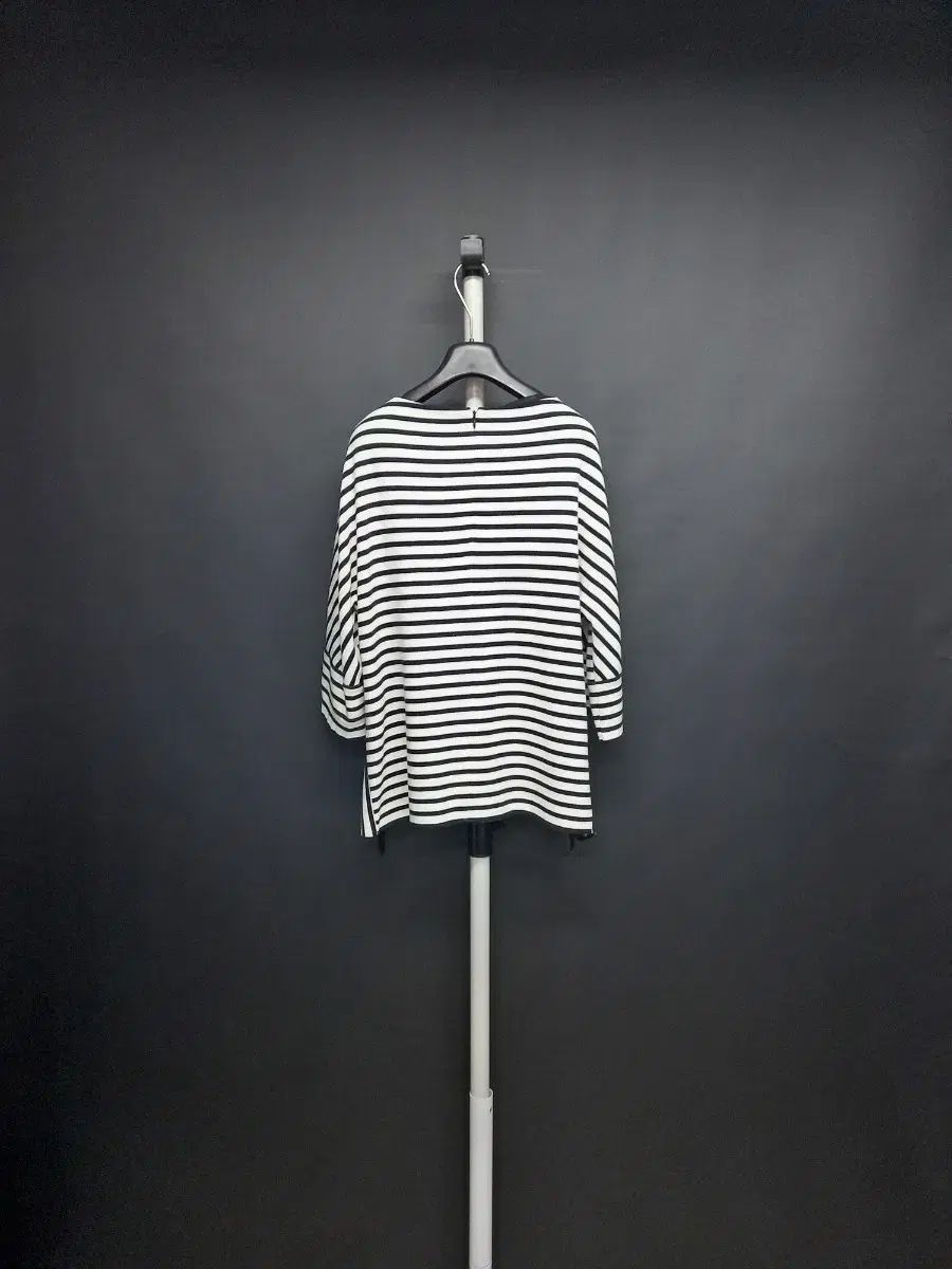 TIME 秋冬 7分丈 ボーダー柄 Tシャツ ブラウス 44-77