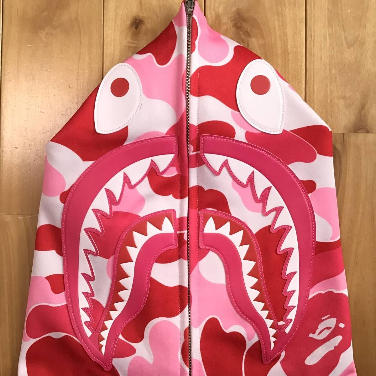 ☆XL☆ ABC CAMO Pink ジャージ シャーク パーカー shark full zip