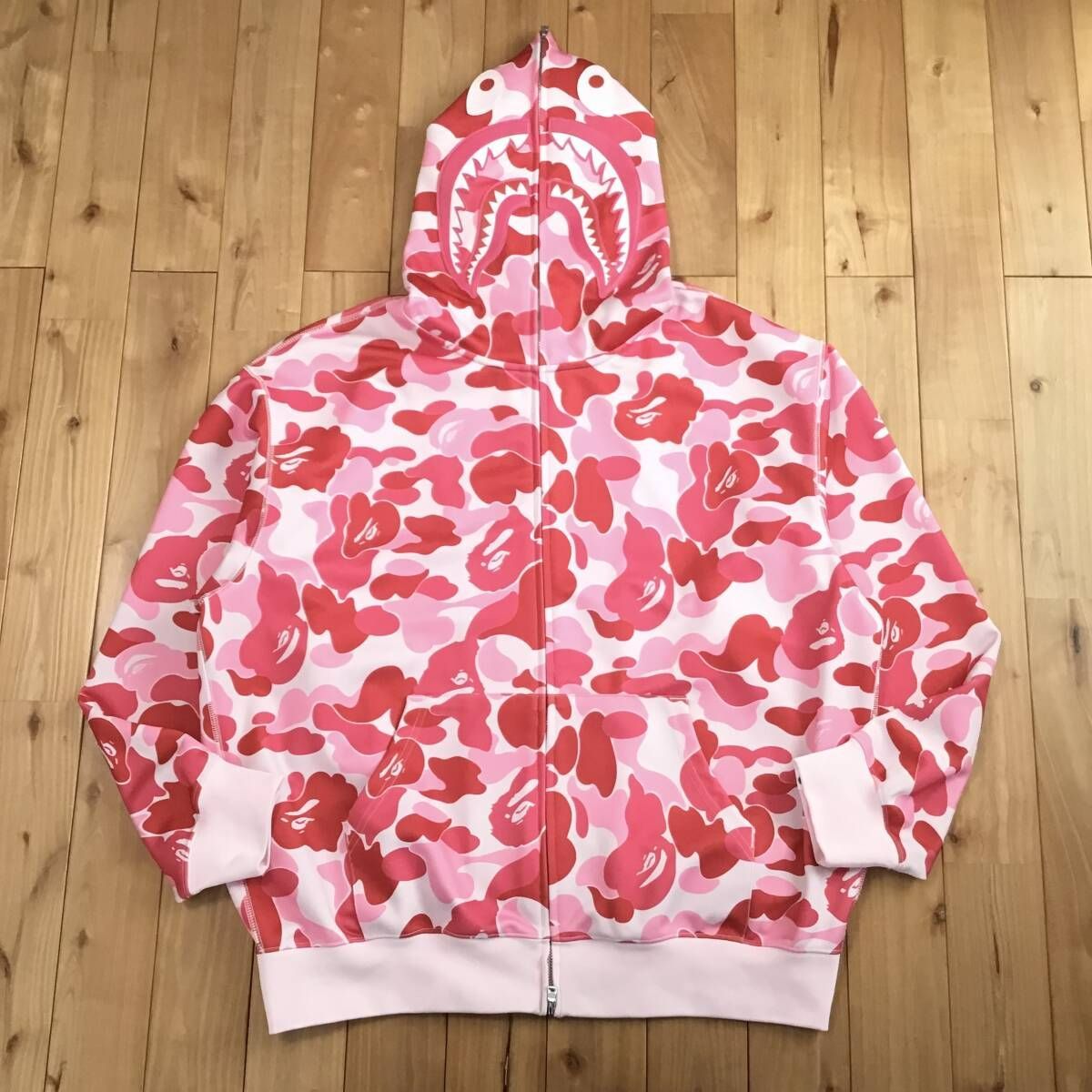 ☆XL☆ ABC CAMO Pink ジャージ シャーク パーカー shark full zip
