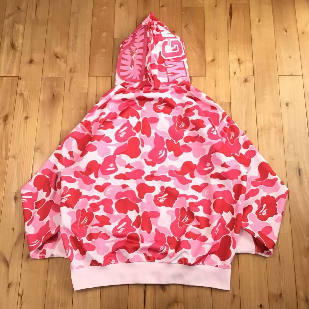 bape shark hoodie pink camoシャーク　パーカー　エイプ Buy BAPE ABC Camo Shark Full Zip Hoodie 'Pink' - 1I80 115 011 PINK