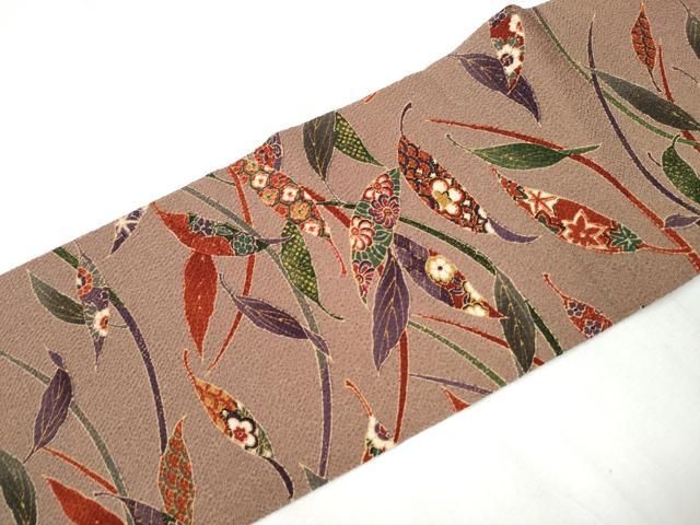 九寸名古屋帯 型染め