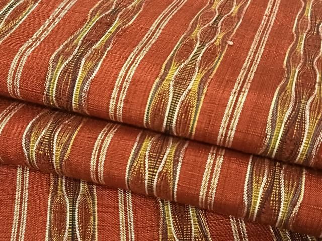 平和屋着物 上質な紬 変わり縞 正絹 zg