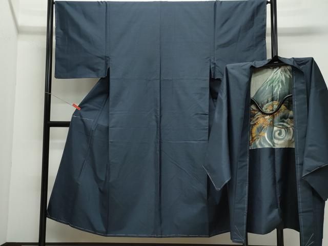 平和屋着物 男性 本場大島紬 アンサンブル 80亀甲 総詰め 正絹 CAAZ8142vf