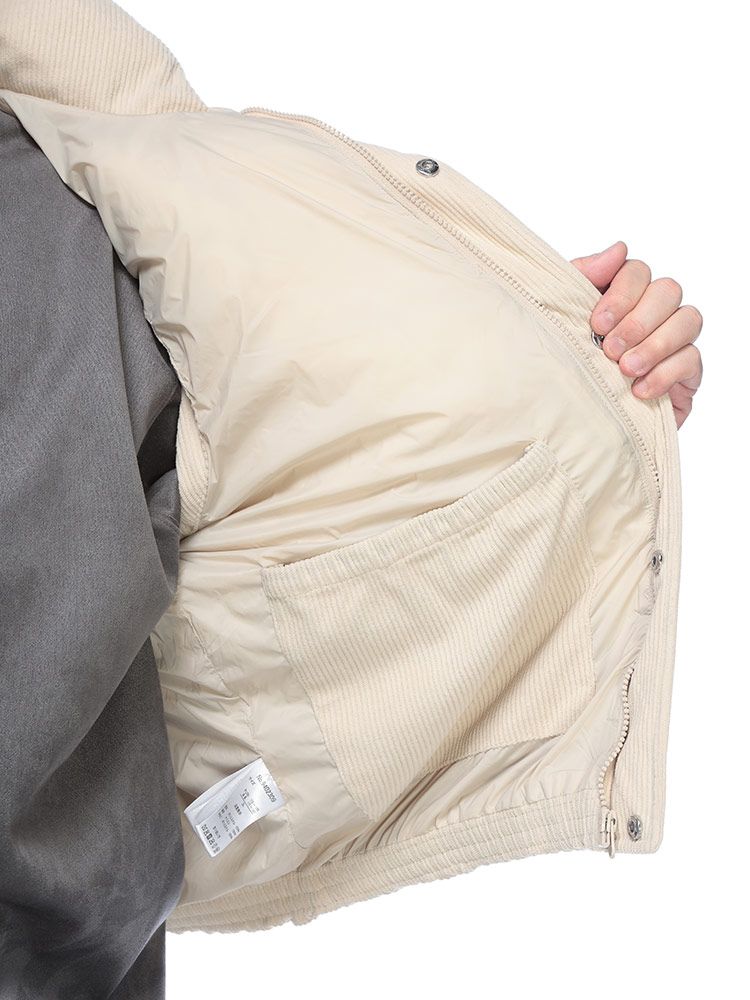 コーデュロイ フルジップ