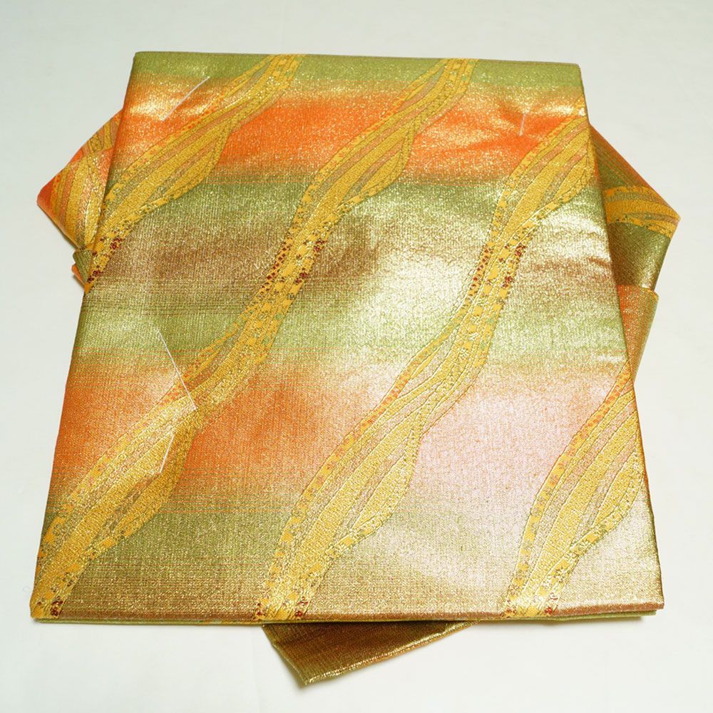 金襴後見帯 踊り用 後見帯 金襴 ぼかしに紐 後見結び帯 二部式 作り帯 踊り帯 踊り 帯 着物 踊り着物 リサイクル着物 舞踊 踊り用帯 衣裳 日本舞踊 新舞踊 演劇 舞台 衣装 ステージ カラオケ 踊り子