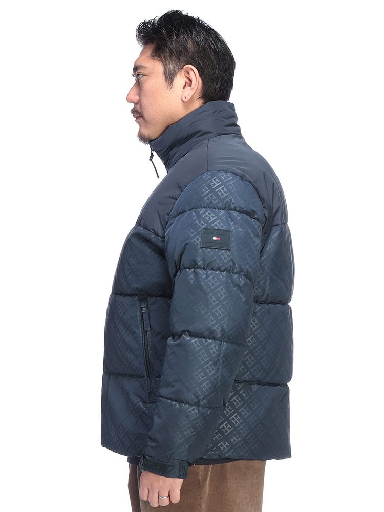 TOMMY HILFIGER トミーヒルフィガー 切り替え フルジップ 中綿 ジャケット MIXED MEDIA PUFFER JKT