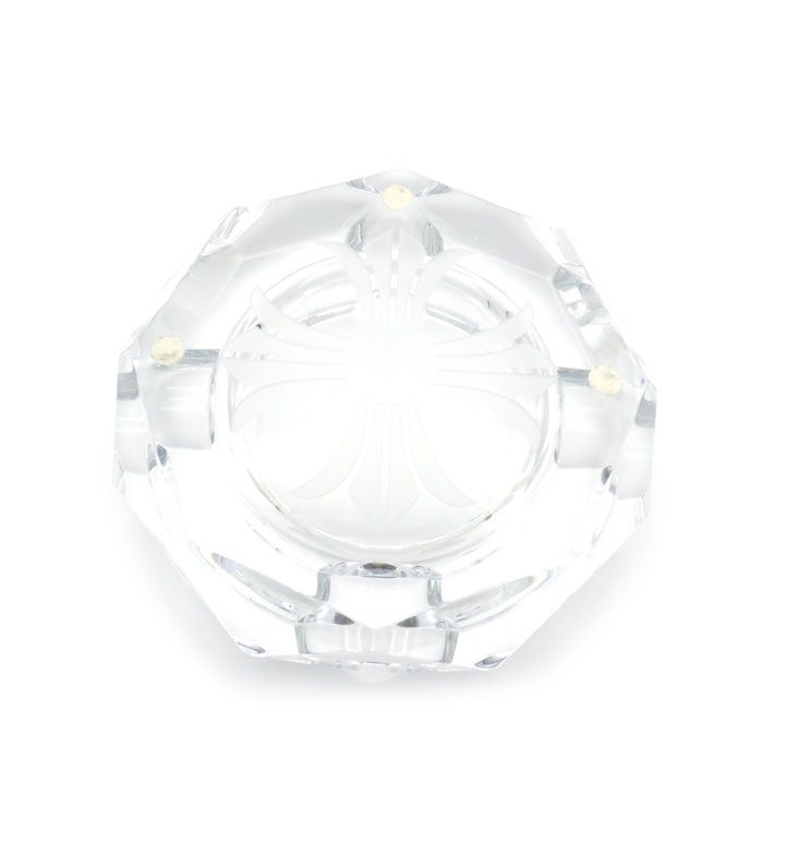 クロムハーツ CHROME HEARTS × バカラ BACCARAT CIGARETTE ASHTRAY シガレット アッシュ トレイ スモール クリスタル ガラス CHプラス 灰皿 n9898
