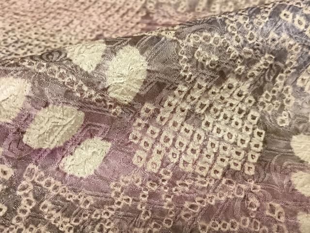  平和屋着物 訪問着 総絞り 草花文 暈し染め 正絹 zg 訪問着 付け下げ 着物