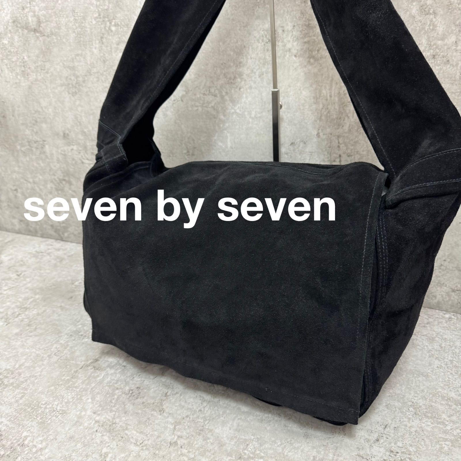美品】seven by seven セブンバイセブン Leather Shoulder Bag