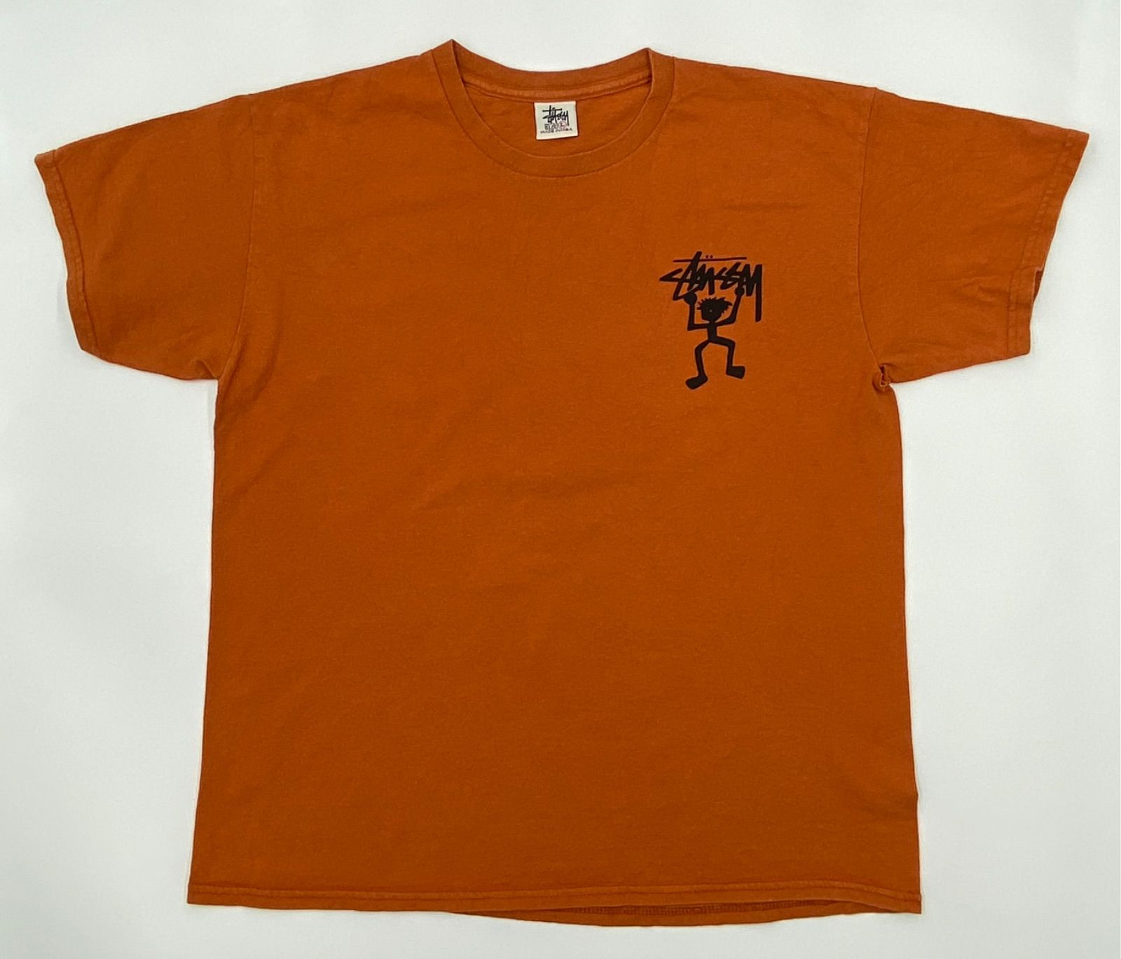 希少白　Old Stussy ゴルフ　シャドーマン Tシャツ　M 希少白 Old Stussy ゴルフ シャドーマン Tシャツ M
