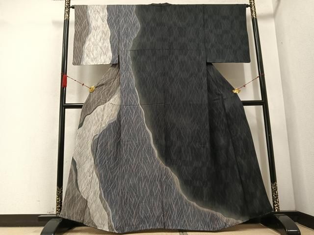 平和屋着物 訪問着 霞文 正絹 ph