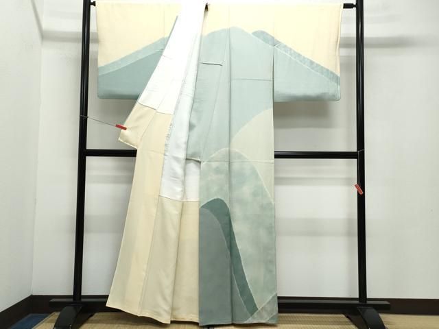 平和屋着物 訪問着 作家物 遠山霞文 正絹 vf