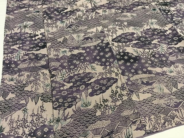 上質な小紋