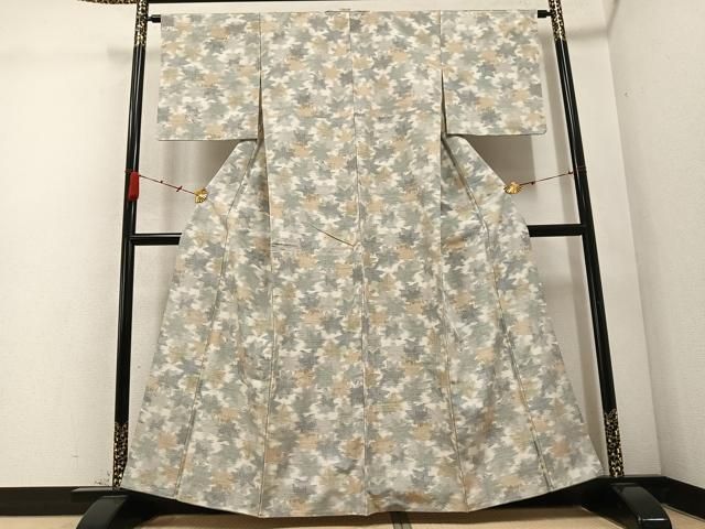 平和屋着物 上質な紬 楓 正絹 ph