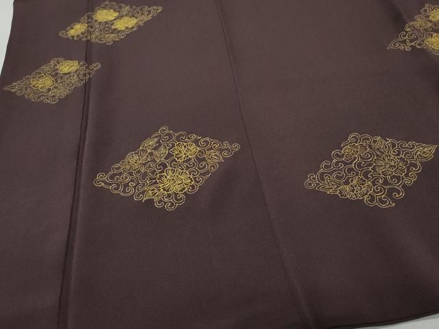 更紗花唐草文 金彩