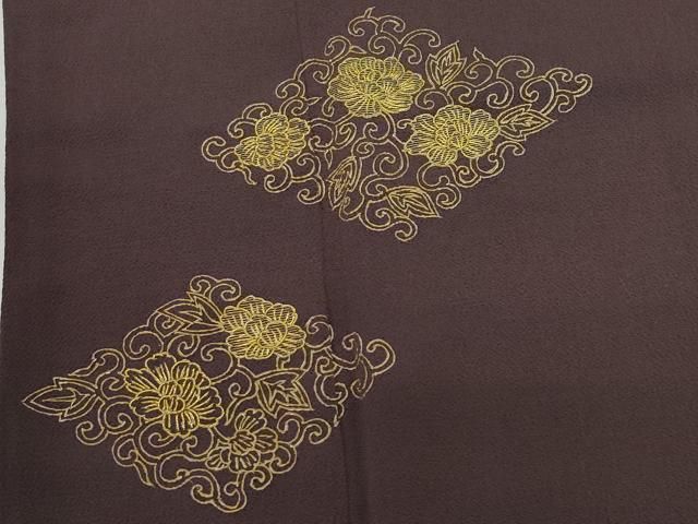 更紗花唐草文 金彩