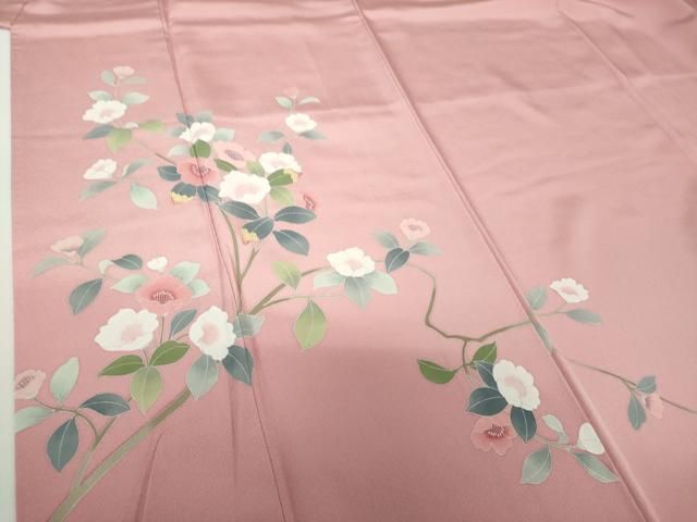  平和屋着物 訪問着 友禅 枝花文 暈し染め 正絹 ps 訪問着 付け下げ 着物