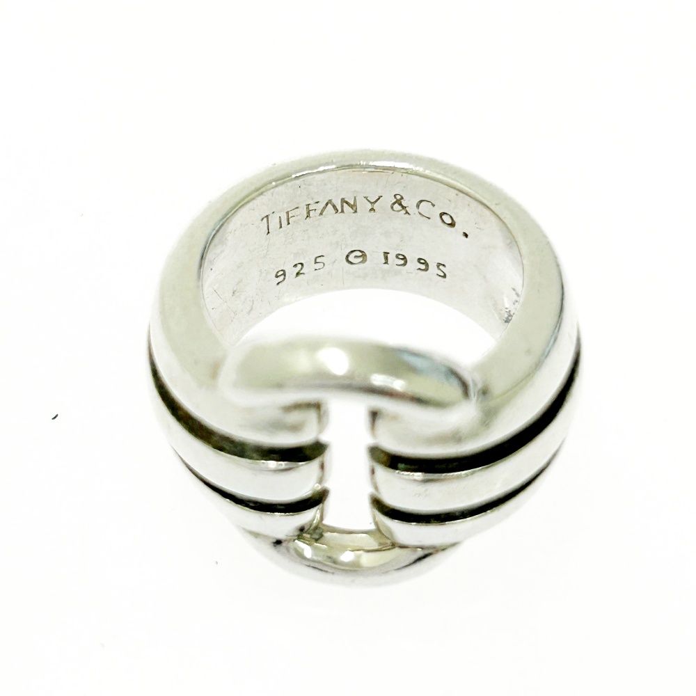 中古】TIFFANY&Co. ティファニー シルバー グルーブド サークル リング