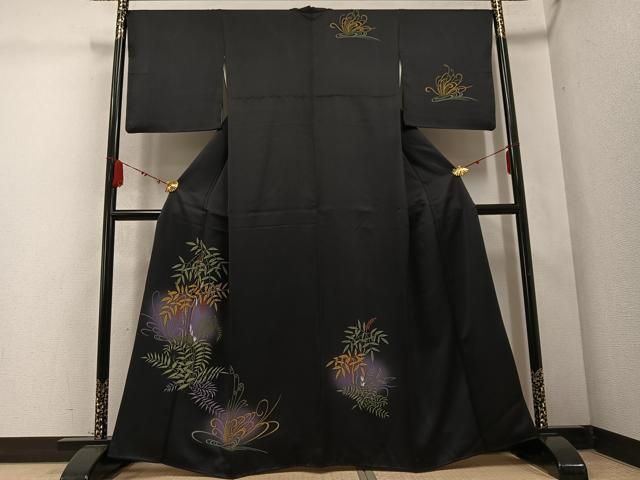 平和屋着物 訪問着 草木文 暈し染め 正絹 ph