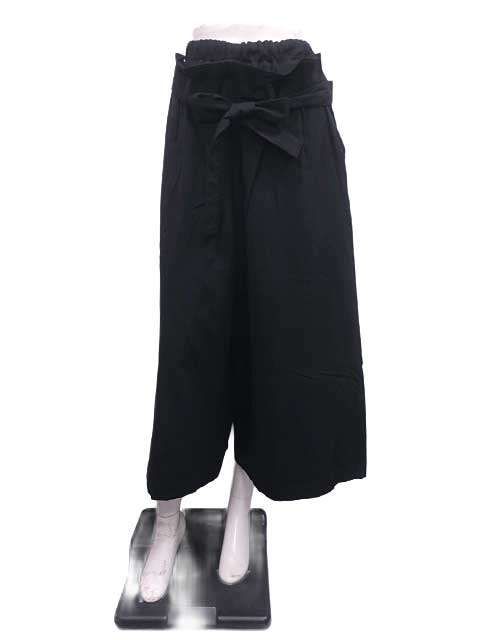Y’S ワイズ パンツ ブラック ウエストゴム 長袖パンツ ウール混 秋冬_S13_s-0425-r13_セルモアから
