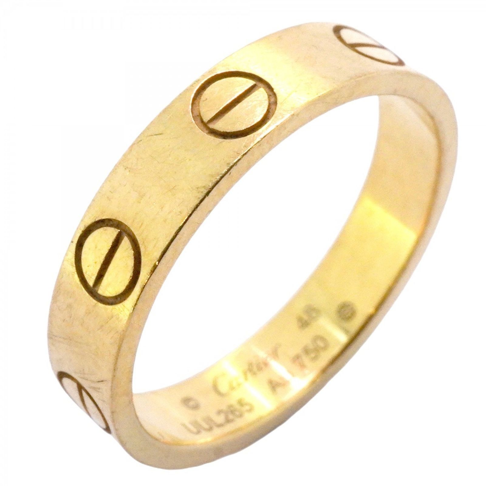 Cartier 750 ミニラブリング ゴールド サイズ48 Cartier カルティエ ミニラブリング 指輪 750(K18YG) イエローゴールド