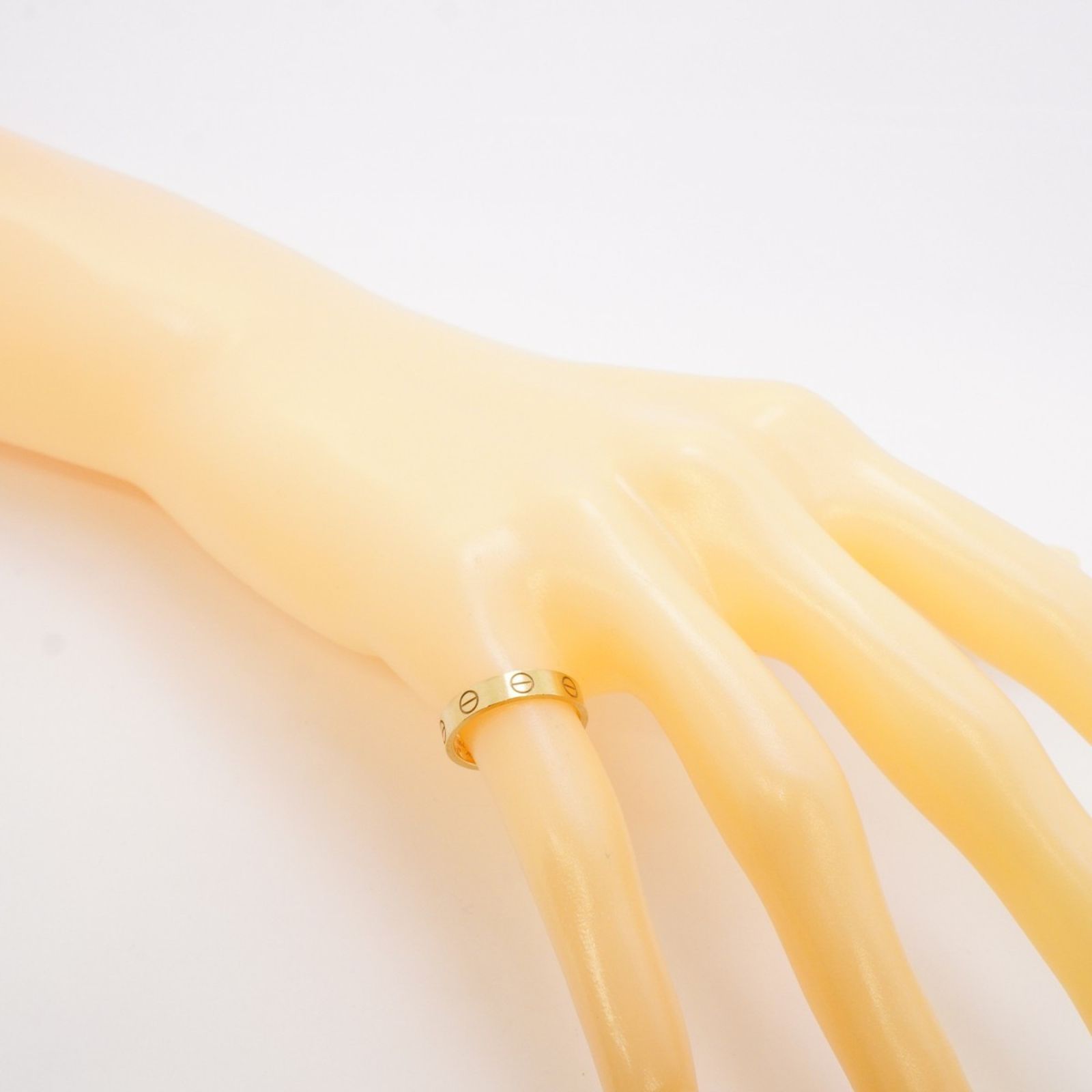 【付属品完品】 カルティエ イエローゴールド ミニラブリング Cartier カルティエ ミニラブリング 指輪 750(K18YG) イエローゴールド