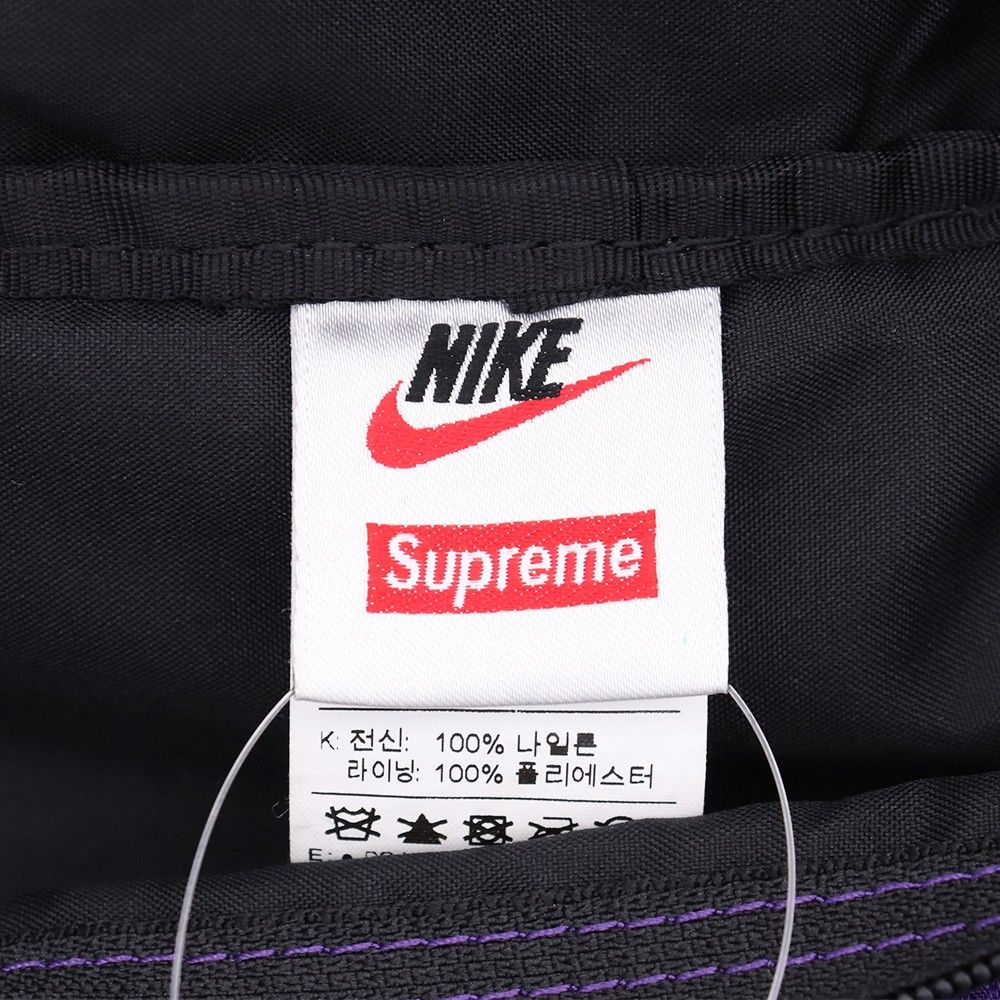 SUPREME NIKE Shoulder Bag ブラック パープル BA 6442 010 ボディバッグ ウエストポーチ バッグ メンズ