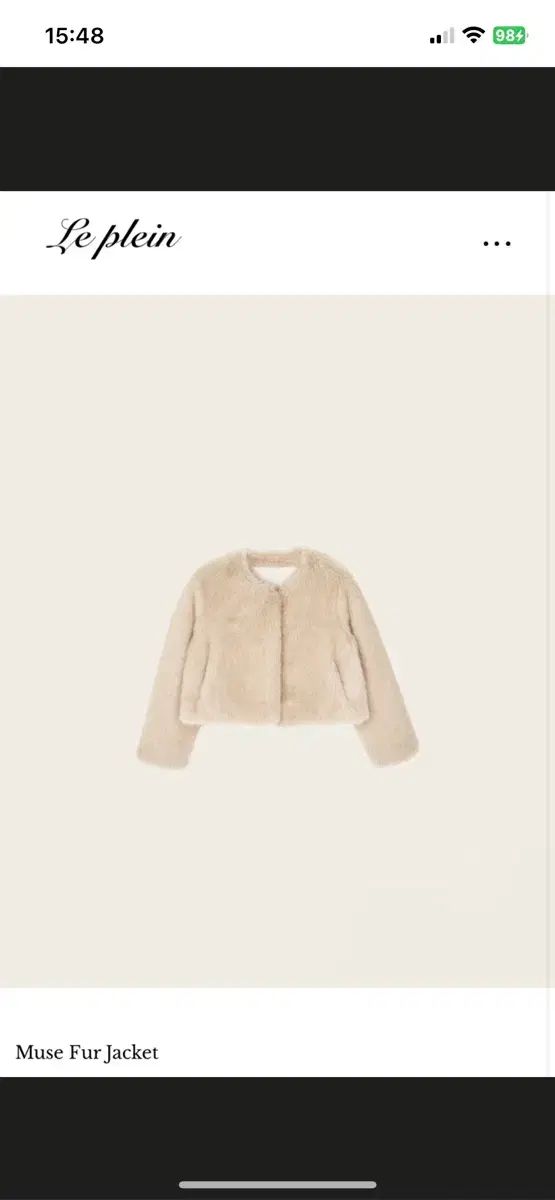 ル プレイン ミューズ ファージャケット